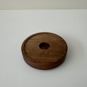 Voorraadpot bubble met acacia houten deksel | 350 cc