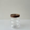 Voorraadpot bubble met acacia houten deksel | 550 cc