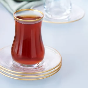 Karaca Kirke 12-delige theeset voor 6 personen | goud