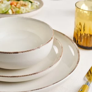 Karaca Hekka 6 persoons serviesset | 18-delig | Beige