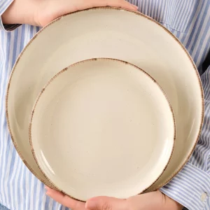 Karaca Hekka 6 persoons serviesset | 18-delig | Beige