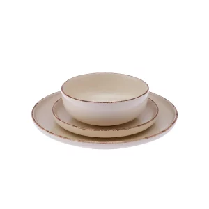 Karaca Hekka 6 persoons serviesset | 18-delig | Beige