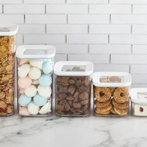 Vip Ahmet voorraaddozen set | 5-delig | transparant-wit