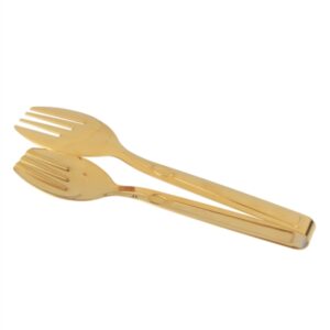 Acar rvs salade serveertang goud | 24 cm