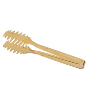 Acar rvs pasta serveertang goud | 24 cm