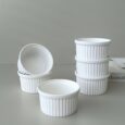 Ramekin schalen | 6 stuks | souffle schalen | wit