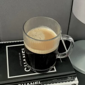 Ripple glazen mok | 6 stuks | 350 ml