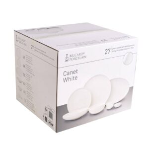 Bricard Canet 6 persoons serviesset | 27-delig | wit