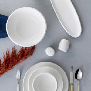 Kayra 22-delige porseleinen serviesset voor 6 personen