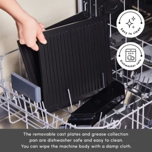 Karaca Glaze Grill tosti apparaat | 2000W