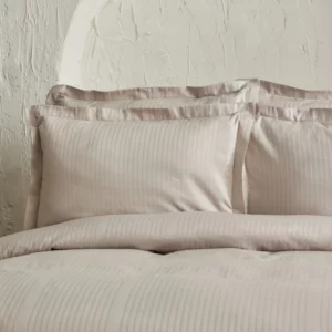 Karaca Home Uniq tweepersoons dekbedovertrek set | beige