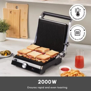 Karaca Glaze Grill tosti apparaat | 2000W
