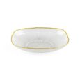 Bricard Rexy ovale schaal | 25 cm | transparant goud