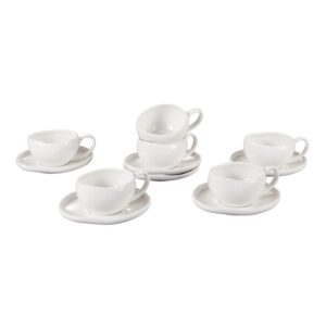Bricard Barles espressokopjes set | 12-delig | wit
