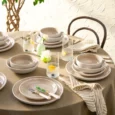 Karaca Abby Cream 6-persoons serviesset | 24-delig