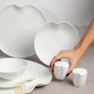 Bricard Dax 27-delig serviesset voor 6 personen | mat wit