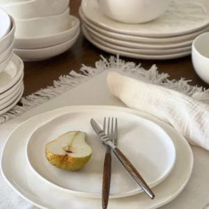 Perlemor 24-delig serviesset voor 6 personen | wit