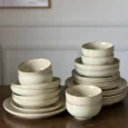 Ria 24-delig serviesset voor 6 personen | beige