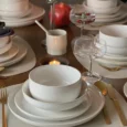 Jasper 24-delig serviesset voor 6 personen | crème wit