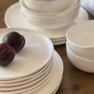 Perlemor 24-delig serviesset voor 6 personen | wit