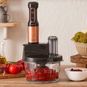 Karaca Mastermaid keukenrobot | lange blender | 2500 W | zwart koper