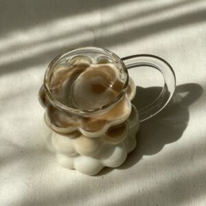 Glazen mok in druivenvorm | 2 stuks | 350 ml