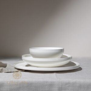 Bricard Canet 6 persoons serviesset | 27-delig | wit