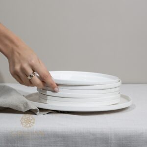 Bricard Canet 6 persoons serviesset | 27-delig | wit