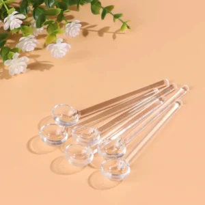 Glazen theelepels | 6 stuks | 10,5 cm