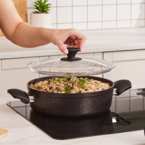 Karaca Blackgold Biogranit 15-delige pannenset | Zwart Goud