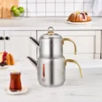 Karaca New Mira rvs theepot | goud