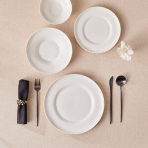 Karaca Streamline Selene 24-delige serviesset voor 6 personen | wit
