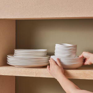 Karaca Streamline Rubicon 24-delige serviesset voor 6 personen | wit