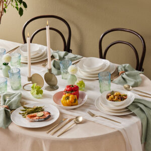 Karaca Streamline Rubicon 24-delige serviesset voor 6 personen | wit