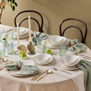 Karaca Streamline Rubicon 24-delige serviesset voor 6 personen | wit