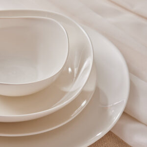 Karaca Streamline Rubicon 24-delige serviesset voor 6 personen | wit