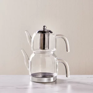 Karaca Panora glazen inductie theepot (2,5L+1,25L)