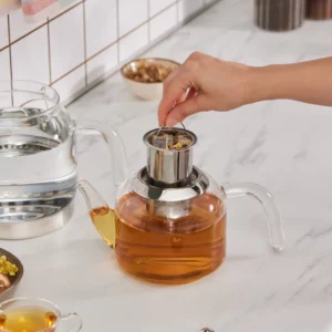 Karaca Panora glazen inductie theepot (2,5L+1,25L)