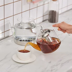 Karaca Panora glazen inductie theepot (2,5L+1,25L)