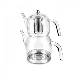 Karaca Panora glazen inductie theepot (2,5L+1,25L)