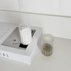 Borosilicaat glazen zout en peperstel | 2-delig