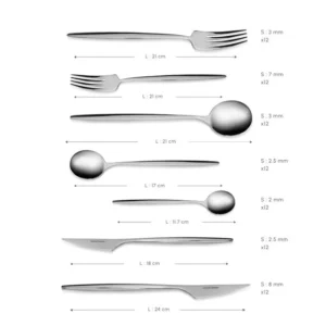 Karaca Braga 84-delige bestekset voor 12 personen