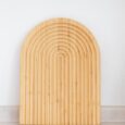 Decoratieve houten serveerplank | regenboog | 33 cm