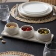Chubby aperitief set wit | 4-delig