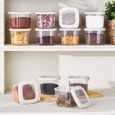 Karaca Forbs 12-delige bewaarbakjes set | beige