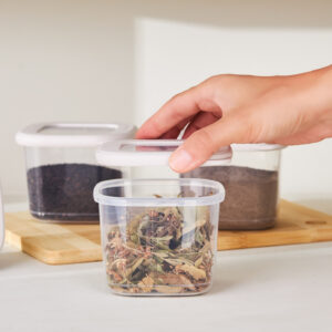 Karaca Forbs 12-delige bewaarbakjes set | beige