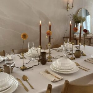 Lotus 24-delige serviesset voor 6 personen | wit