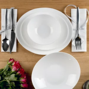 Karaca White Pure 24-delige serviesset | opaal 