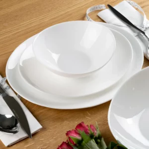 Karaca White Pure 24-delige serviesset | opaal 