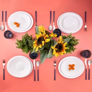 Karaca White Pure 24-delige serviesset | opaal 